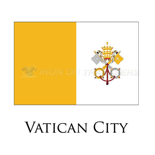 Vatican City flag Iron-on Stickers (Heat Transfers)NO.2016